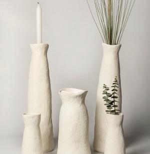 Vase / Bougeoir en céramique Shok