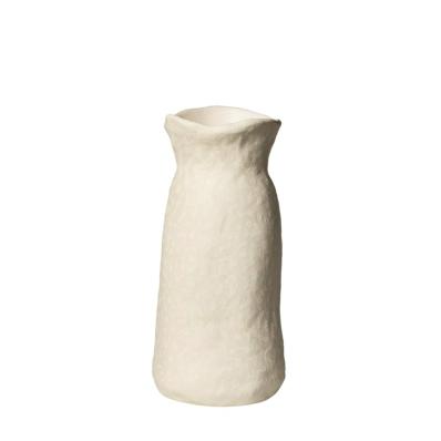 Vase en Céramique Blanc H 23cm SHOK